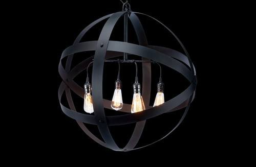 Black Sphere Chandelier chandelier rental Nashville